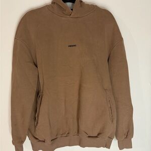 Meshki Brown Oversized Sweatshirt